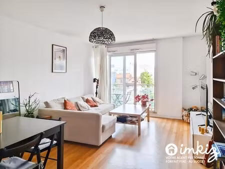 saint-ouen – 3p 65 m²  parking  balcon  métro 14