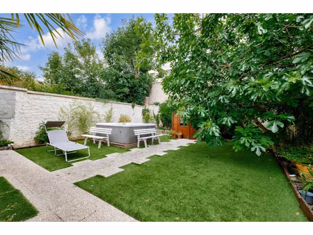 maison saint ouen sur seine à vendre jardin sauna jacuzzi