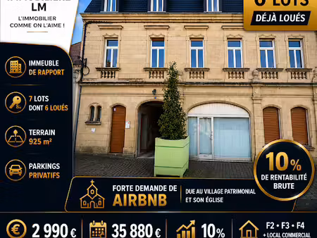 vente immeuble 0 pièces 466.89 m² à hombourg-haut (57470)  375 000 €