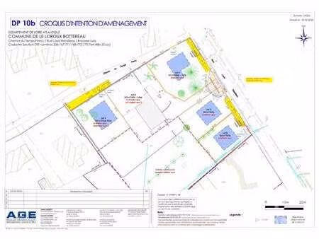 vente terrain au loroux-bottereau (44430) : à vendre / 375m² le loroux-bottereau