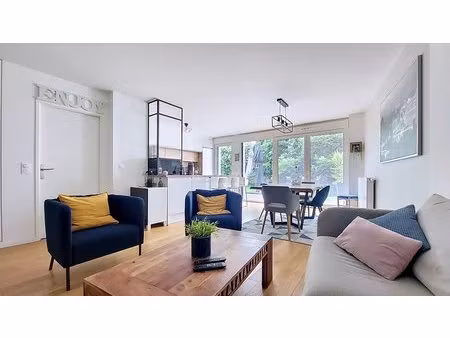 saint-cloud/val d'or - duplex de 90 m² avec jardin
