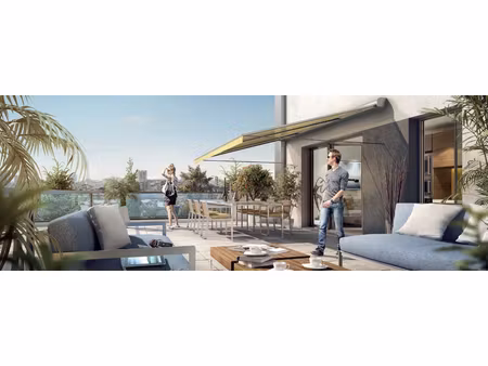 t5 duplex avec terrasse et vue dégagée sur la garonne