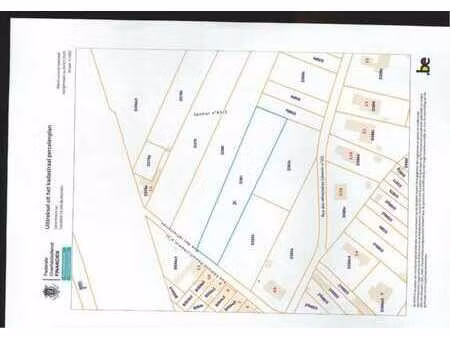 terrain constructible à vendre sur blandain