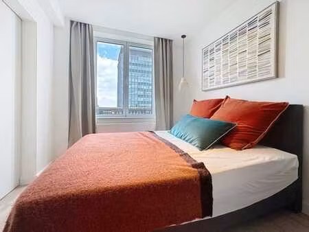 madou / splendide appartement meublé de 60m²  1ch  terrasse