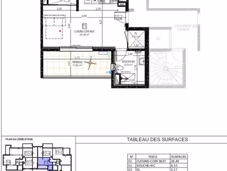 appartement t1 37m2 neuf