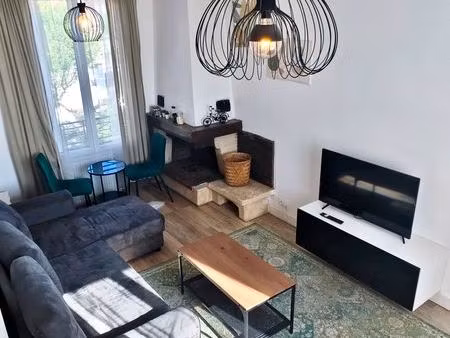 superbe maison en duplex t3 meublé avec cour - toutes charges comprises