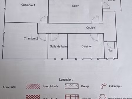 appartement meublé f3 de 62m2