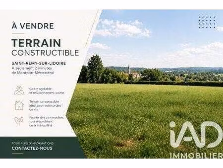 terrain constructible à vendre