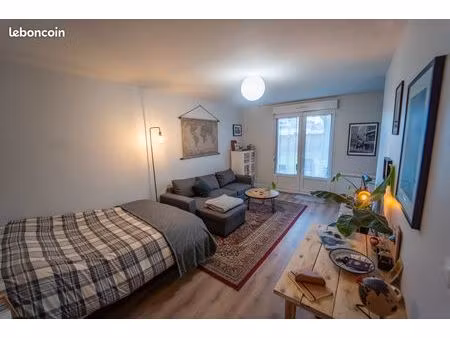 studio 27m2 + jardin + parking