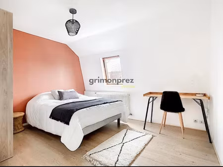 location meublée maison 5 pièces 87 m² à roubaix (59100)  390 €