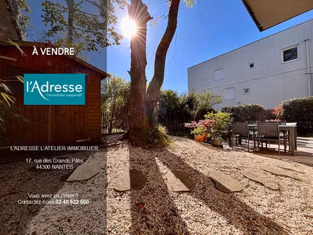 vente appartement 4 pièces  81.00m²  nantes