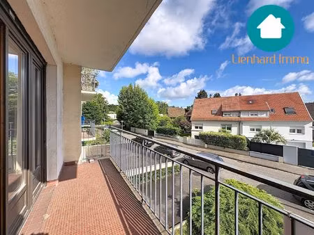 robertsau appartement 4p avec ascenseur  balcon  cave et parking