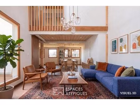 triplex d'architecte avec terrasses et vue dégagée