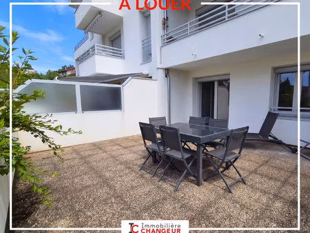 appartement t3 + terrasse / meuble 66m² - le saint germain voiron