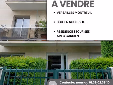 box dans résidence sécurisée avec gardien - quartier montreuil