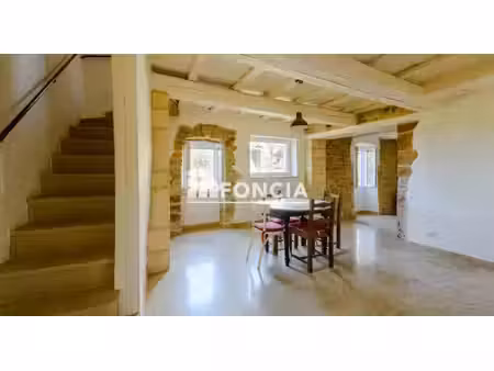 collorgues – maison de village 128 m² avec 3 chambres  studio indépendant et terrasse