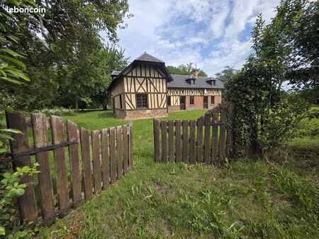 vente - maison normande 128 m² - 15 min bernay