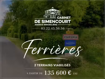 terrain constructible viabilisé à vendre