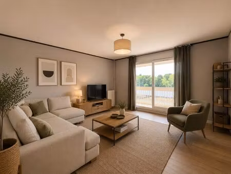 3 pièces lumineux avec balcon et parking – quartier de la vil