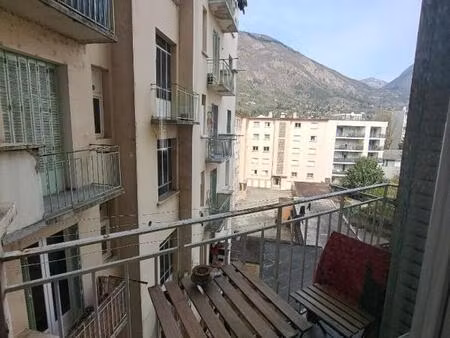 grenoble quartier île verte grand t1 bis de 43 m² avec 2 balcons