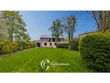 maison en pierre rénovée avec surélévation ossature bois - 110 m² - 4 chambres - dingé (35