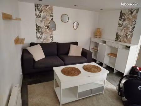 studio meublé 30 m² centre bougé-chambalud – tout équipé – 500 /mois