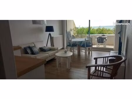 appartement vue mer t3 meublé 09/2026 a 06/2027