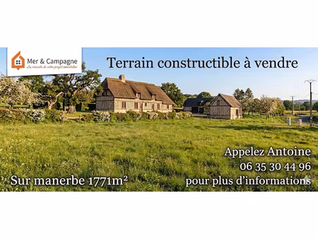 vente terrain à manerbe (14340) : à vendre / manerbe