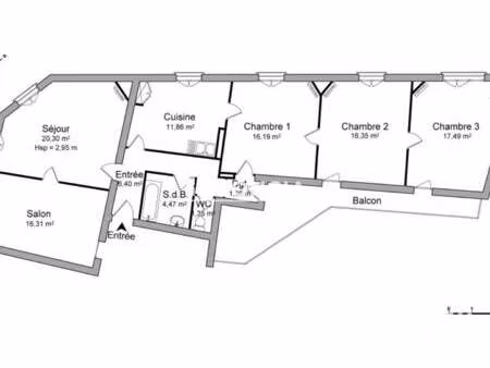 appartement à louer