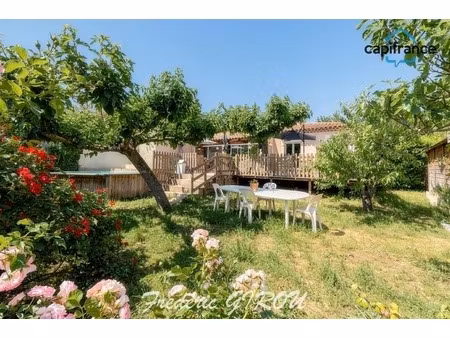 maison de plain pied 130m² (5 pièces) avec studio  piscine sur 1300m² aix / puyricard (135