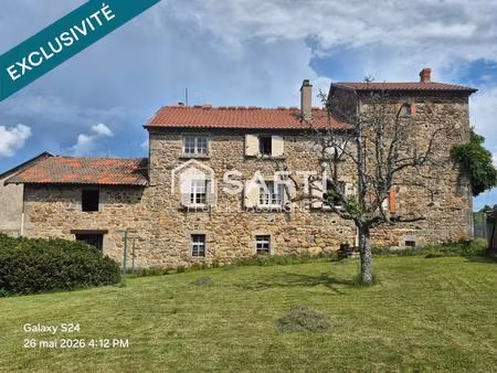 maison en pierres de caractère terrain de 11500m²
