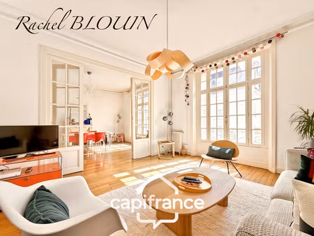 rennes  appartement bourgeois type 5 de 118 m2 dans immeuble de caractère