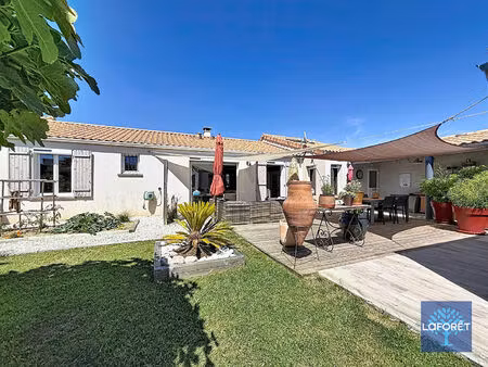 les sables d'olonne - maison 5 pièces  131 m² avec jardin et garage