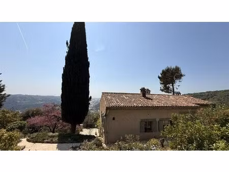 villa 5 pièces super gattières - vue mer