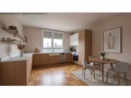 t2 limoges prox chu - 58 m² avec cave et parking