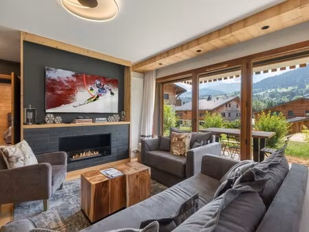 appartement au rez-de-jardin - vues sur le mont-blanc