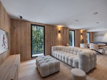 appartement luxueux de 2 chambres avec 2 suites - au cœur de megève