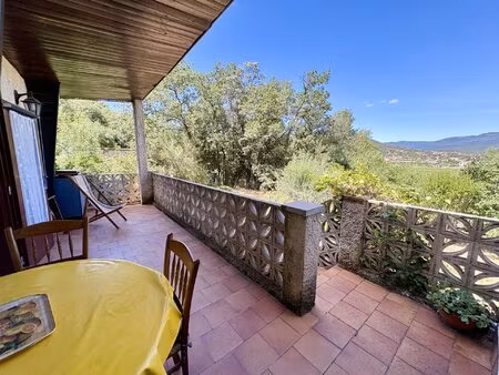 vente maison d'environ 55m2 sur 2491m2 de terrain avec garage et piscine