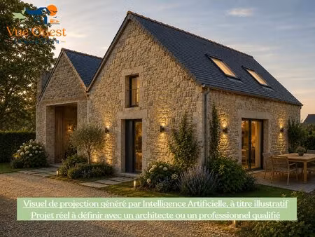 achat maison 2 pièces 120m² merlevenez 56700