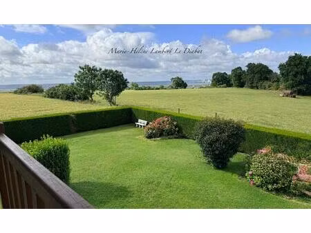 sandouville - maison t5 - plain pied de vie - sous-sol complet - grand jardin -