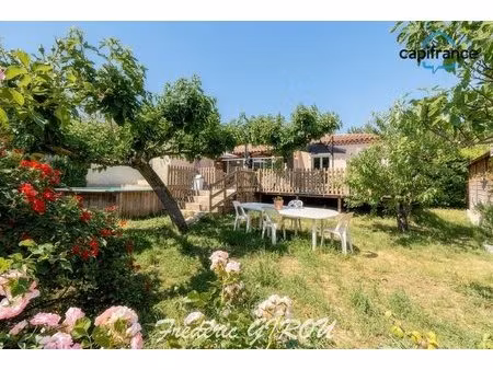 maison de plain pied 130m² (5 pièces) avec studio  piscine sur 1300m² aix / puyricard...