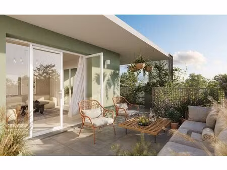 narbonne - t3 neuf en rez-de-jardin avec parking (jardin 66m² incluant terrasse)