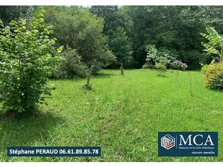 vente terrain 992 m² lahonce (64990)