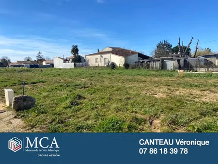 vente terrain 509 m² le gua (17600)