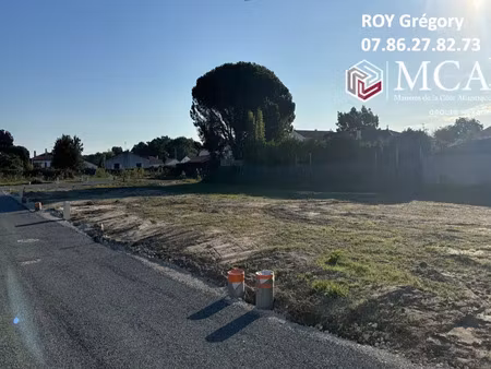 vente terrain 252 m² vaux-sur-mer (17640)