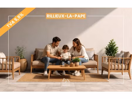 vente appartement neuf 3 pièces 68m2 rillieux-la-pape - 289245 € - surface privée