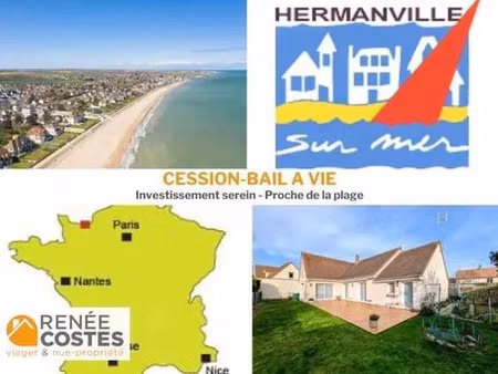 vente maison 4 pièces 130 m² à hermanville-sur-mer (14880)  378 000 €