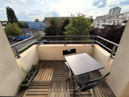 appartement t2 44.74m² - tours centre