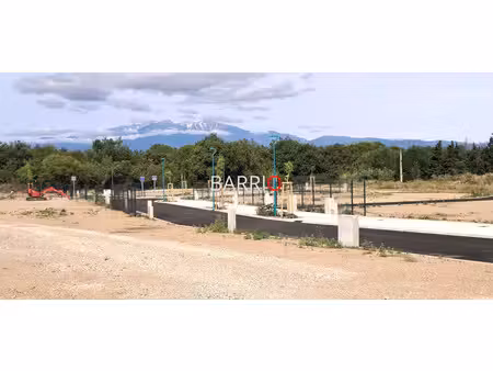 vente terrain villelongue-dels-monts 66740 - - surface privée