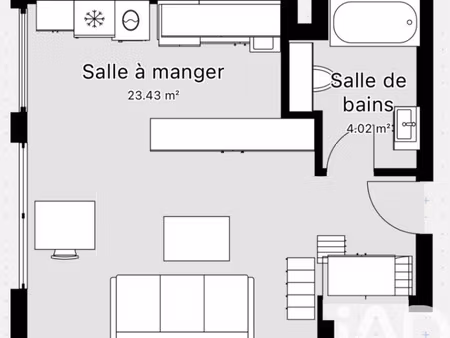 en vente appartement 27 m² – 89 500 € |metz
